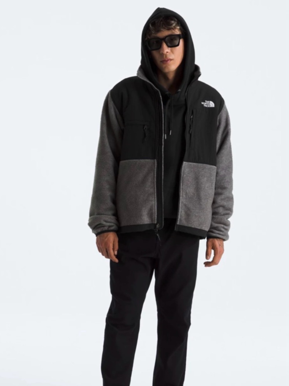 The North Face Men’s Black & Gray Two-Tone Retro Denali Jacket
